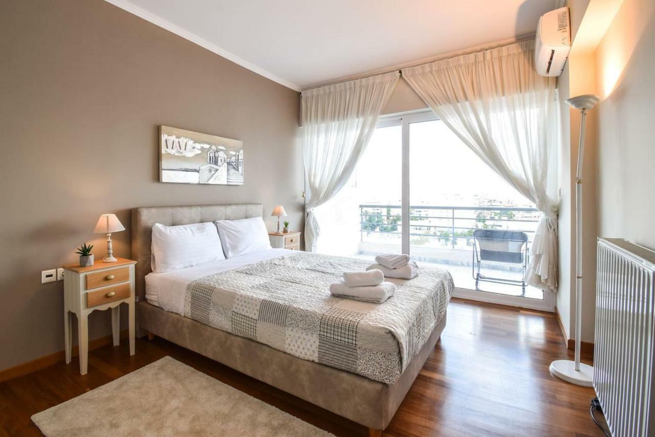 Penthouse 3Bd Apt W/ Sea-View In Athenian Riviera Daire Dış mekan fotoğraf