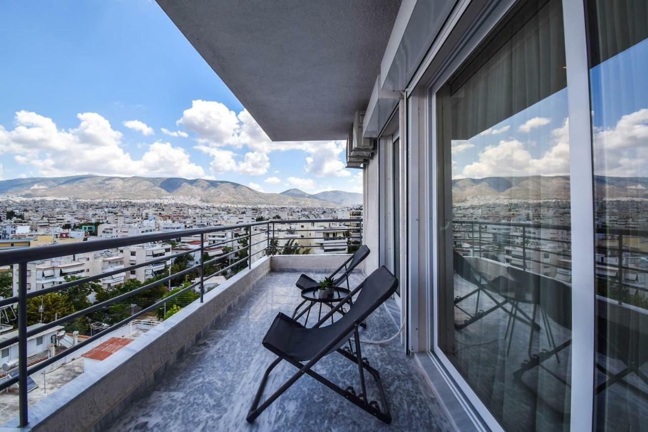 Penthouse 3Bd Apt W/ Sea-View In Athenian Riviera Daire Dış mekan fotoğraf